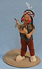 Annalee 7" Indian Boy with Tomahawk - Mint - 315496tong