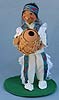 Annalee 10" Indian Chief Holding Crock - White Eagle - Mint - 316898thh