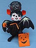Annalee 6" Trick or Treat Bat Mouse with Mask - Mint - 325305