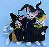 Annalee 10" Triple Trouble Bunch of Witch Mice - Near Mint - 325705a