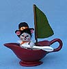 Annalee 3" Gravy Boat Mouse - Mint - 350011