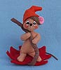 Annalee 3" Red Leaf Mouse 2015 - Mint - 350115