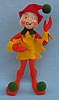 Annalee 8" Orange Fall Leaf Elf  2014 - Mint - 351314