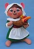 Annalee 10" Pilgrim Girl Mouse - Mint - 351708