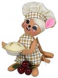 Annalee 6" Apple Pie Chef Mouse 2024 - Mint - 361424