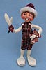 Annalee 9" Elf Holding Gingerbread Cookie - Mint - 374610