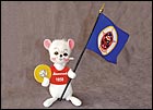 Annalee 7" State Quarter Mouse - MN - Mint - 383005