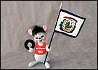 Annalee 7" State Quarter Mouse - WV - Excellent - 383305