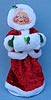 Annalee 9" Cozy Christmas Mrs Santa - Mint - 400212