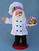 Annalee 9" Chef Santa with Gingerbread House 2013 - Mint - 400613