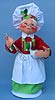 Annalee 13" Baking Mrs Chef Santa with Wisk - Mint - 401112