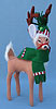 Annalee 8" Shimmermint Reindeer - Mint - 450311