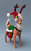 Annalee 8" Classic Reindeer - Mint - 450409