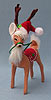 Annalee 8" Holly Berry Reindeer - Mint - 450509