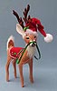 Annalee 12" Holly Berry Reindeer - Mint - 450809