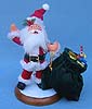 Annalee 5" Santa with Toybag - Mint - 451002