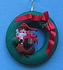 Annalee 5" Old World Santa with 9" Wreath - Mint - 455094