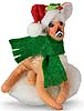 Annalee 4" Taking it Easy Fawn Ornament 2019 - Mint - 460619