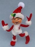 Annalee 5" Red Cozy Elf - Near Mint - 500012hey