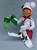 Annalee 5" Christmas Gift Elf Ornament 2017 - Mint - 500017