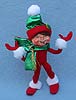 Annalee 5" Red Holiday Twist Elf - Mint - 500111