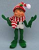 Annalee 5" Green MerryMint Elf 2014 - Mint - 500114