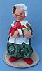 Annalee 7" Mrs Santa with Presents - Closed Eyes - 1991 - Mint - 500191x