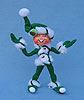 Annalee 5" Green Peppermint Twist Elf - Mint - 500408