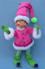 Annalee 9" Green Winter Whimsy Elf - Mint - 500811