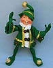 Annalee 9" Green Elegant Elf - Near Mint - 501008tha