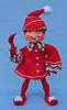 Annalee 9" Red Christmas Candy Elf - Mint - 501508