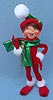 Annalee 9" Red Holiday Twist Elf - Mint - 501811