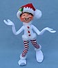 Annalee 9" White Shimmermint Elf - Mint - 502111