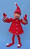 Annalee 14" Red Christmas Candy Elf - Mint - 502508