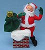 Annalee 9" Santa in Chimney - Mint - 503506