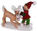 Annalee 5" Very Merry Elf with Fawn 2020 - Mint - 510020	