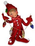 Annalee 5" Red Christmas Whimsy Elf 2020 - Mint - 510320	