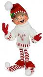 Annalee 9" Red Jolly Elf 2023 - Mint - 510623