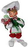 Annalee 9" Christmas Candy Chef Elf 2021 - Mint - 511121