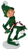 Annalee 9" Candy Cane Smasher Elf 2021 - Mint - 511321