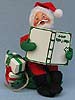 Annalee 7" Santa with Gift List & Toy Bag - Mint- 522591