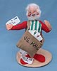 Annalee 7" Santa with Mailbag and Letters - Mint - 523493