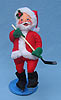Annalee 7" Slap Shot Hockey Santa - Mint - 524899