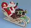 Annalee 7" Sleigh Ride Santa Couple - Very Good - 536496a
