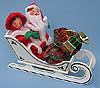 Annalee 7" Sleigh Ride Santa Couple - Signed - Mint - 536496s