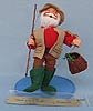 Annalee 10" Hook Line & Fishing Santa with Plaque - Mint - 539496-2949