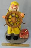 Annalee 10" Old Salty Sailor Santa with Plaque - Very Good - 539595-1132