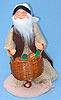 Annalee 10" Peasant Holding Basket with Bread - Mint - 543699