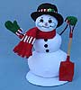 Annalee 9" Shimmermint Snowman - Mint - 550111