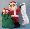Annalee 18" Santa with Gift List & Sack - Mint - 550590